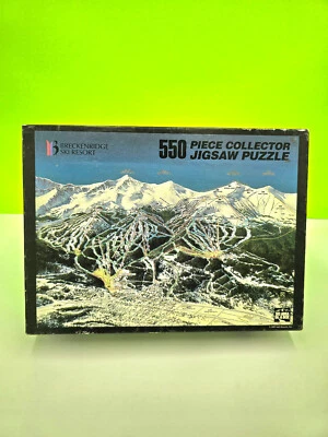 Breckenridge Ski Resort Colorado 550 Piece Jigsaw Puzzle Trail Map Runs 1997 - Image 1 of 4