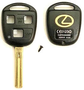Lexus 3 Botones Cabezal Remoto Llavero Carcasa TOY48 (Corto) Stock EE. UU. CALIDAD SUPERIOR - Imagen 1 de 5