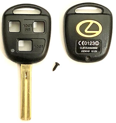  Lexus 3 Button Remote Head Key Shell TOY48 (Short) Usa Stock TOP QUALITY  - Image 1 of 4