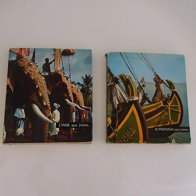 Le Portugal que j’aime 1966 L’Inde que j’aime 1968 Editions SUN PARIS - Photo 1/4