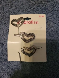Xhilaration Hair Pin Hair Clip heart 2001 - Picture 1 of 2
