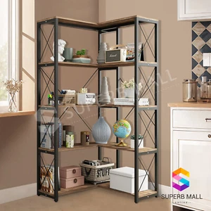 4 Tier Bookshelf Display Shelf CD DVD Photo Storage Media Rack Plant Holder - Picture 1 of 11