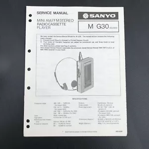 Sanyo M-G30 Servicehandbuch - Bild 1 von 4