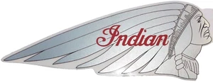 INDIANER MOTORRAD AUTO AUFKLEBER/AUFKLEBER - Bild 1 von 1