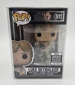 Star Wars: Luke Skywalker #511 2022 Galactic Con Exclusive Funko Pop w/Protector - Picture 1 of 6