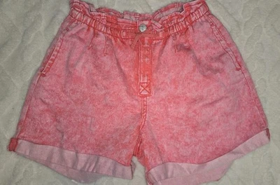 Pantalones Cortos de Denim Jordache Niñas Jóvenes Talla 16 Rosa Lavado Ácido Foto 1 de 4