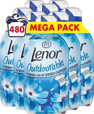 Lenor Outdoorable Fabric Conditioner 480 Washes 8x60 Spring Awakening Ultra... - Image 1 of 4