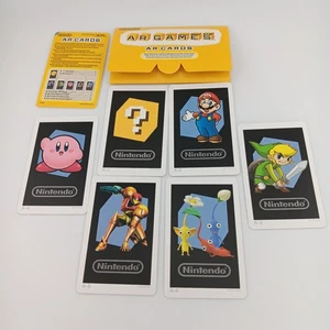 Nintendo 3DS AR Spiele Arcade Karten - geöffnet 6er Set + Infokarte mit Hülle - Bild 1 von 10