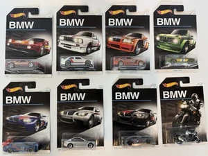 2015 Hot Wheels BMW Series Walmart Exclusive Complete Set of 8 - Picture 1 of 11