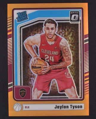 2024-25 Panini Donruss Optic Jaylon Tyson Rc Rated Rookie Orange /175 - Image 1 of 2