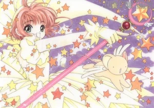 pencil board Shitajiki Cardcaptor Sakura CLAMP anime Kinomoto Sakura Keroberos - Picture 1 of 2