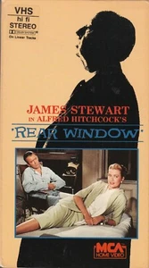 REAR WINDOW - Hitchcock; James Stewart (VHS; 1984) 113 Minutes NEAR MINT/MINT - Picture 1 of 3