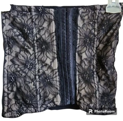 Sexy corsé de encaje negro Maidenform talla pequeña Foto 1 de 4