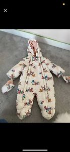 baby girl cats pramsuit - 0-3 months