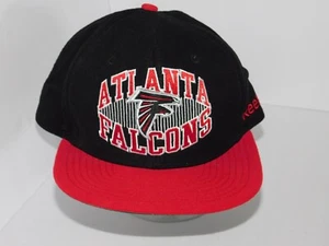 Atlanta Falcons Reebok Mütze Fußball NFL Kappe rot schwarz Einheitsgröße - Bild 1 von 9
