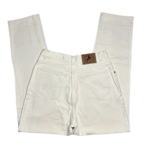Jeans vintage anni 90 Crazy Horse Cream vita alta vestibilità regolare donna 11/12 (28x30) - Foto 1 di 13