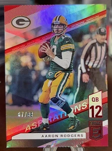 2019 Elite Aaron Rodgers Aspirations Red SP /88 ๐ฅ๐ฅ๐ฅ - Picture 1 of 2