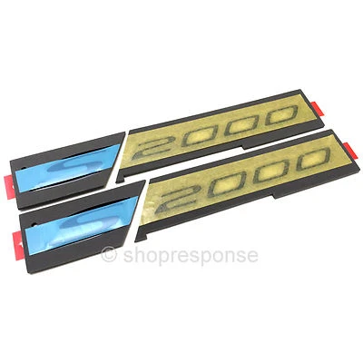 Juego de 4 insignias emblemas negros guardabarros delantero Honda S2000 CR FABRICANTE DE EQUIPOS ORIGINALES Foto 1 de 2