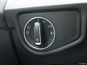 VW Polo 6N2/9N/9N3/6R/6C/2G Sharan 7M/7N Aluring Alu Lichtschalter R-LINE GTI - Bild 1 von 2