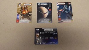 Star Wars Destiny Spirit of Rebellion Prerelease Promos 4er Set Neu & Unbespielt - Bild 1 von 1