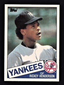 1985 Topps Traded Baseball #49T Rickey Henderson Must Look 😲 Fast Shipping HOF