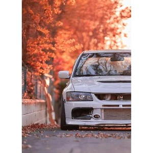 Mitsubishi Evo 8 Art Print #004: Stunning High Resolution Automotive Wall Decor - Picture 1 of 12