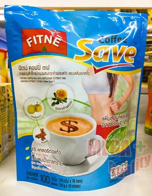 Растворимый кофе FITNE 3 в 1 смесь с сафлором + экстракт гарцинии для похудения - Изображение 1 из 4