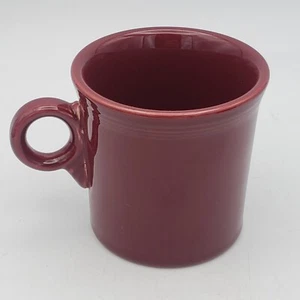 Fiesta Ware Kaffeebecher Tasse O Ring Henkel weinrot weinrot weinrot burgund - Bild 1 von 10