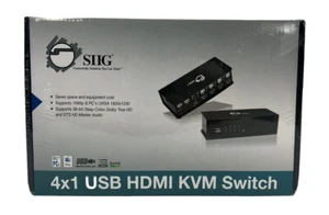 Commutateur KVM USB HDMI SIIG CE-KV0111-S1 4x1 - Photo 1/11