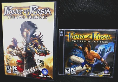 2 PC Games- Prince of Persia: The Two Thrones and The Sands of Time- Complete! - Image 1 of 4