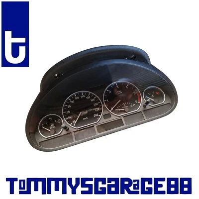 BMW E46 318d 320d Schaltgetriebe Facelift Tacho Kombiinstrument 4117720 Aluringe - Bild 1 von 4