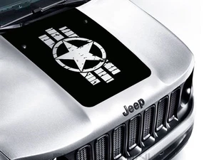 Jeep Renegade Trailhawk Hood Bonnet Front Vinyl Decal Sticker Wrap Star US - Picture 1 of 1