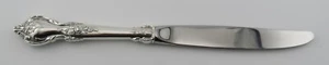 Lunt Sterling 9 1/8" Modern Hollow Knife - Delacourt Pattern - No Mono - #8996 - Picture 1 of 7
