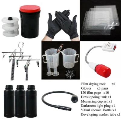 120 135 Film Darkroom Entwicklungsausrüstung Verarbeitungs Kit Entwicklungstank - Bild 1 von 4