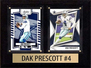 Targa Dak Prescott Score Donruss 2022 2023 2 Card 6" x 8" Dallas Cowboys - Foto 1 di 4