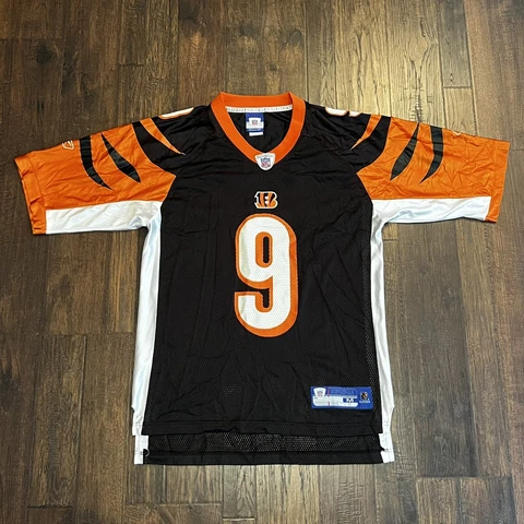 Carson Palmer Cincinnati Bengals #9 NFL Football Jersey Reebok Men’s Size Medium Cover