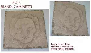 LASTRA IN MARMO TRAVERTINO CON INCISA LA RIPRODUZIONE DI ANTICO DIPINTO ROMANO - Foto 1 di 1