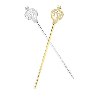 Crown Rhinestone Scepter, Fairy Wand Princess Prince Costume Accessory, Sceptre - Picture 1 of 7