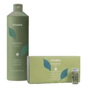 ECHOSLINE Kit Energía shampoo 1000ml + Viales De 12x10ml - Imagen 1 de 1