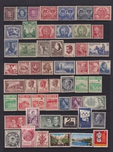 AUSTRALIA.... Collection of 55 mint pre-decimal stamps (odd tone spot) - Picture 1 of 1