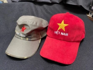 Vietnam Caps X2 cappelli politici o turistici, 1998 - Foto 1 di 6