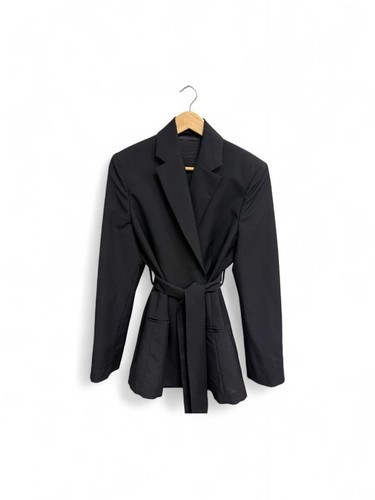 Acne Studios Blazer nero con cintura oversize XS Prezzo al dettaglio: $990
