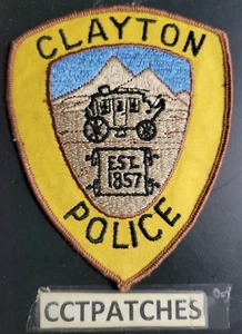 CLAYTON, CALIFORNIA POLICE SHOULDER PATCH CA - Picture 1 of 2