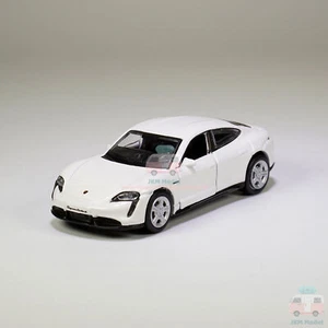 1:64 Porsche Taycan Turbo S Modelo Coche Diecast Vehículo de Juguete Colección Regalo Blanco - Imagen 1 de 12
