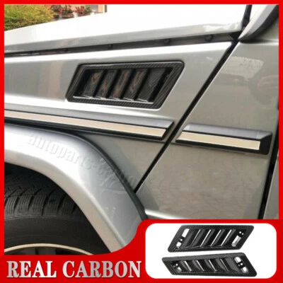 Guardabarros de ventilación lateral de carbono seco para Mercedes Benz G Wagon W463 G55 G63 G65  Foto 1 de 4
