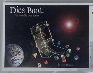 Torre de botas de dados de plástico transparente Chessex CHX 00023 TTRPG juegos de troqueles de aventura - Imagen 1 de 4