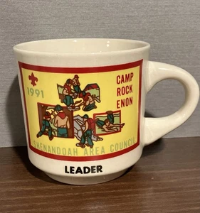 Coffee Mug B.S.A. Camp Rock Enon Leader Shenandoah Area Council 1991 - Picture 1 of 4