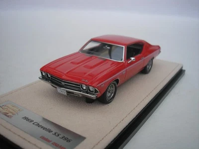 CHEVROLET CHEVELLE SS 396 1969 ROT 1/43 GLM STAMP MODELS STM692004 NEU - Bild 1 von 4