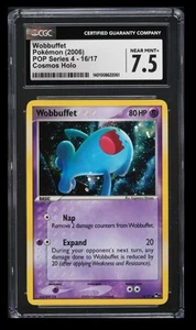 Pokemon POP Serie 4 Wobbuffet CGC 7.5 2006 Inglese #16/17 Cosmos Holo - Foto 1 di 2