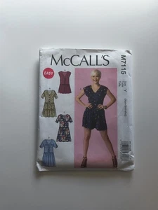 McCall's 7115 Romper & Dresses XS-M Uncut - Picture 1 of 2
